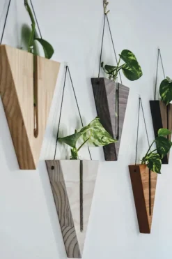 Triangular Wall Decor - Grey