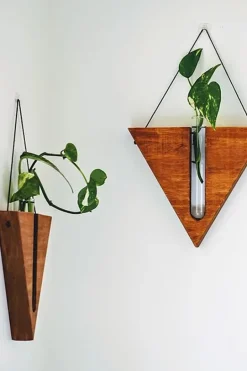 Triangular Wall Decor - Maple