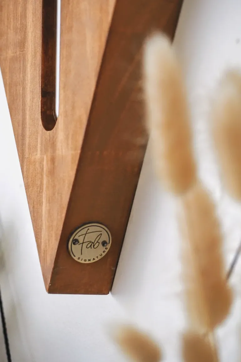 Triangular Wall Decor - Maple