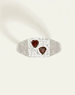 Venus Signet Ring - Silver