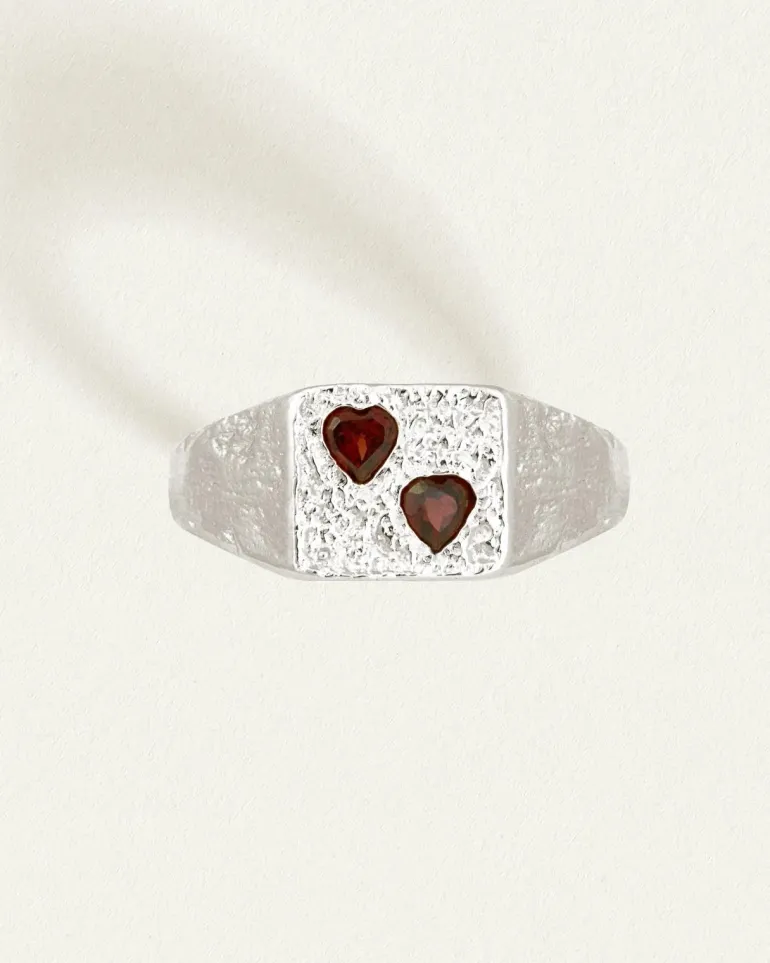 Venus Signet Ring - Silver