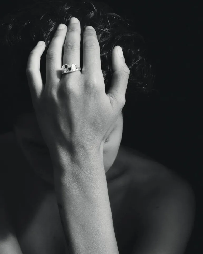 Venus Signet Ring - Silver