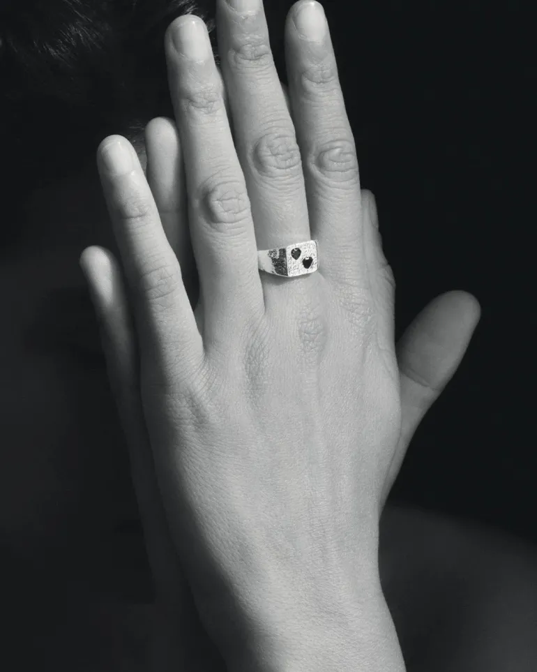 Venus Signet Ring - Silver