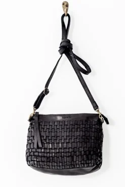Woven Pouch Bag - Black