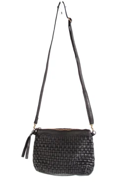 Woven Pouch Bag - Black