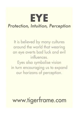 Eye Protection Bracelet | Aqua & Cream - Gold