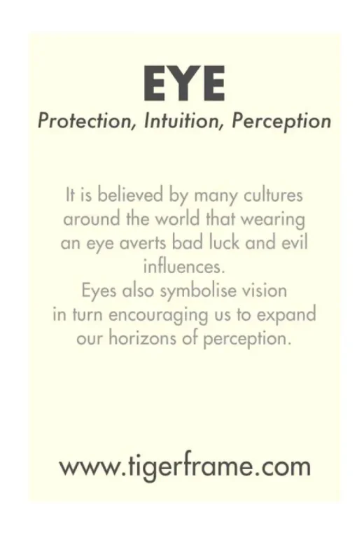Eye Protection Bracelet | Aqua & Cream - Gold