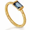 Pia Ring Topaz - Polished Gold