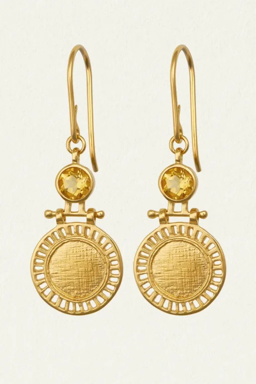 Solar Earrings  - Gold