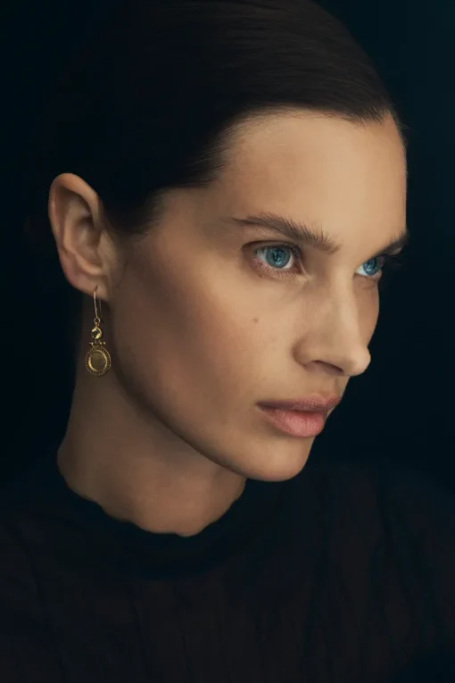 Solar Earrings  - Gold